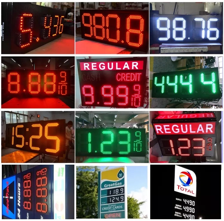 LED Fuel Price Sign, LED Gas Station Display