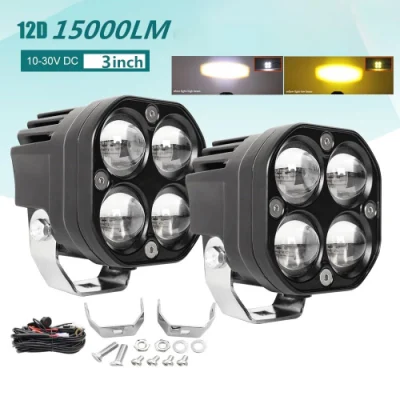 3 Polegada 120W Spot Fog Light 12V Square LED Luz de trabalho para caminhão fora de estrada carro 4X4