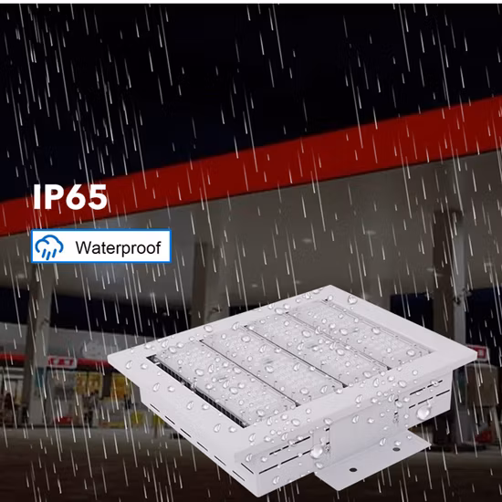 Luz Recessed do dossel do diodo emissor de luz do posto de gasolina da gasolina IP65 5 anos de garantia